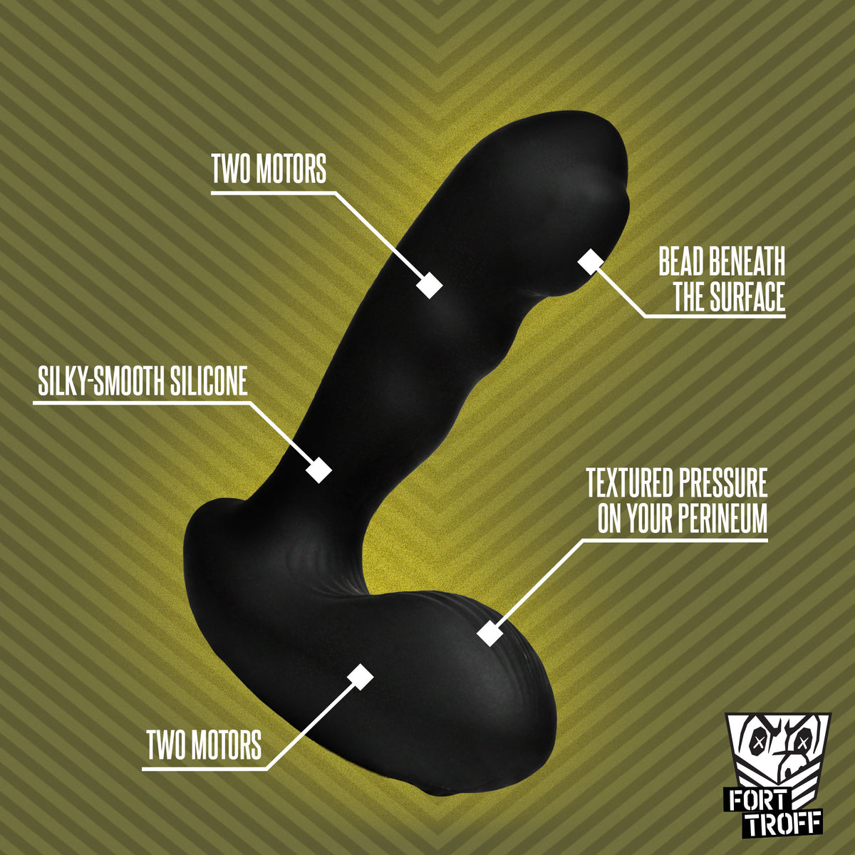 7X P-Milker Silicone Prostate Stimulator with Milking Bead