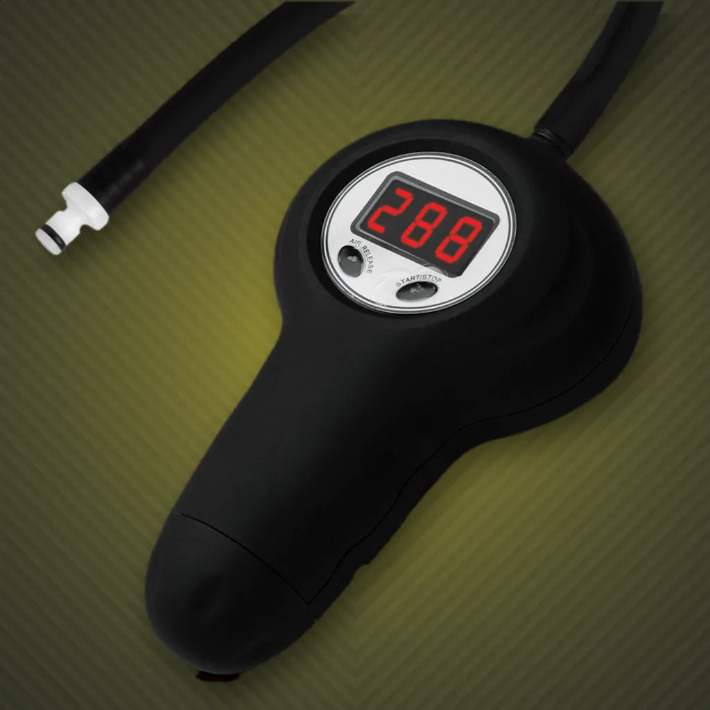 Digital Pump with Connector close-up of the digital pressure display, Fort Troff