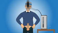 Animated VacuGlide 2 explainer showing the hands-free milking machine at work, Fort Troff