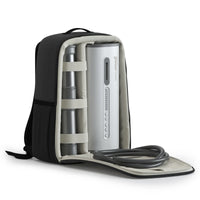 VacuGlide 2 packed into its discreet storage backpack, Fort Troff