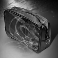 Apex Shower Set packed into its mesh travel bag with hose and diverter, Fort Troff
