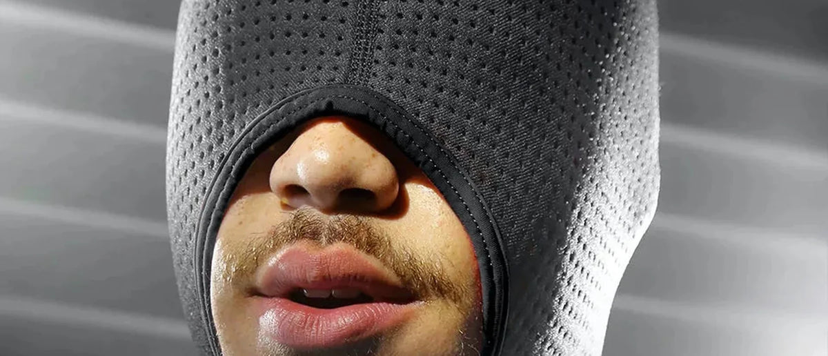 Black Ops Perforated Bondage Hood