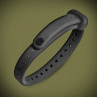 Clamp-It adjustable cock ring silicone strap with 28 snap tightness holes, Fort Troff