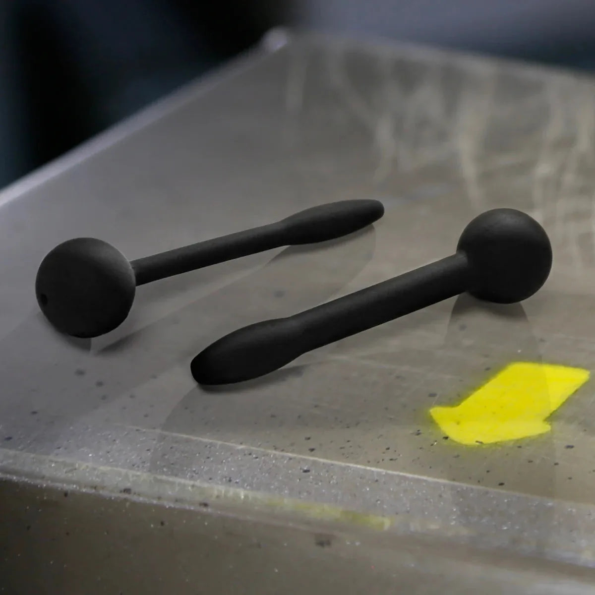 Soft silicone hollow penis plug 2 pack, hollow sounding kit. Fort Troff.