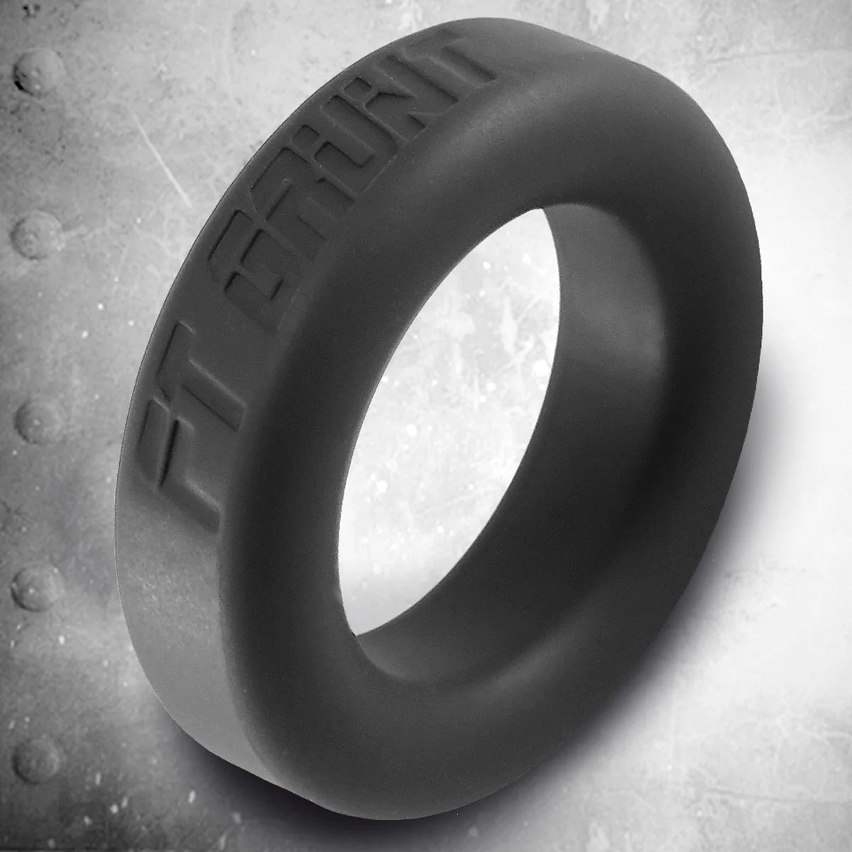 Grunt Ring premium silicone cock ring with embossed FT Grunt lettering, Fort Troff