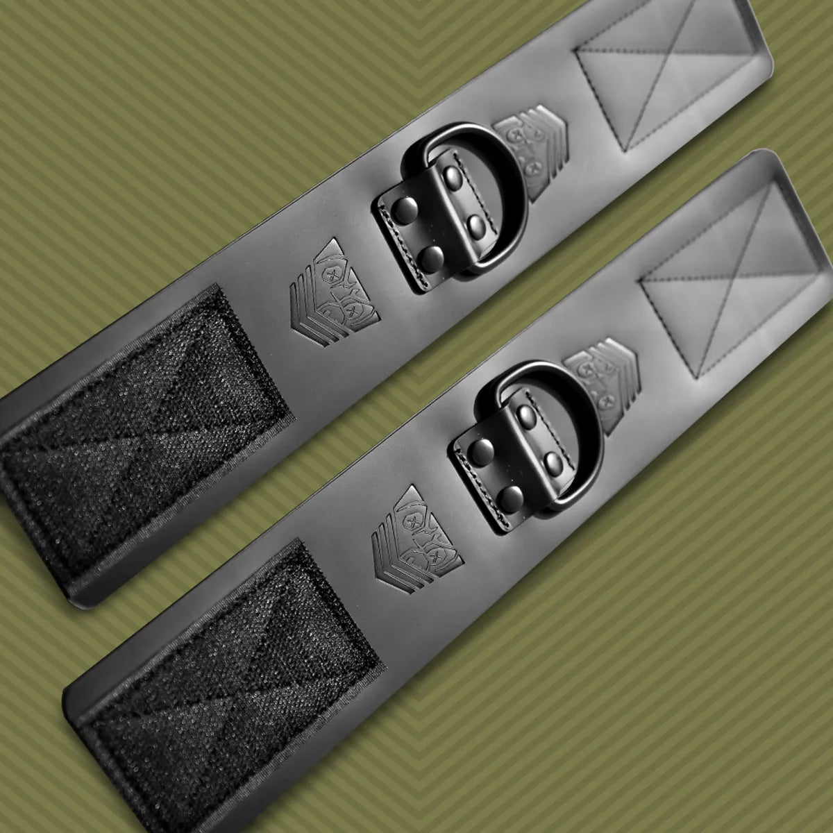 FT Leather Ankle Cuffs neoprene lining detail
