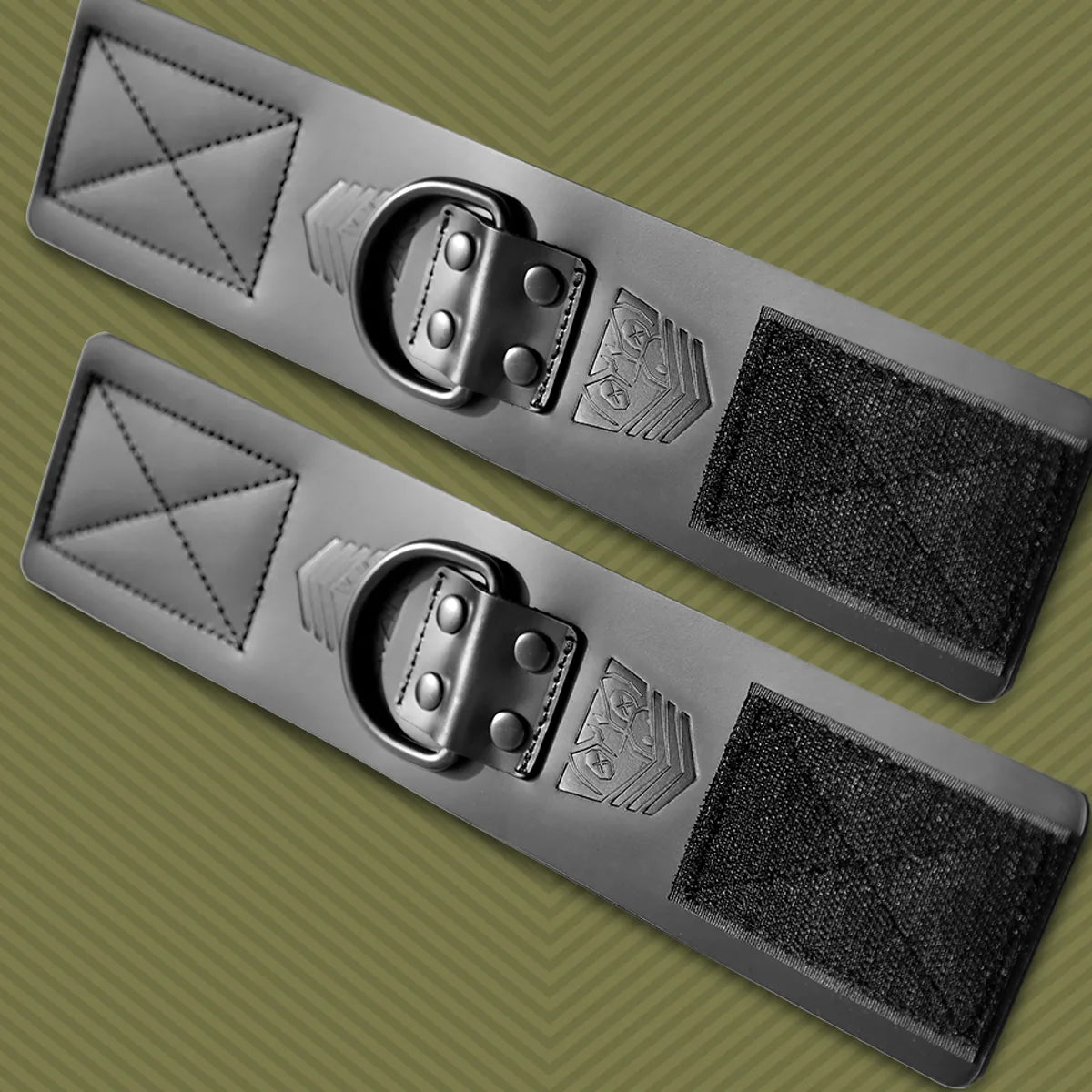 FT Leather Wrist Cuffs neoprene lining detail