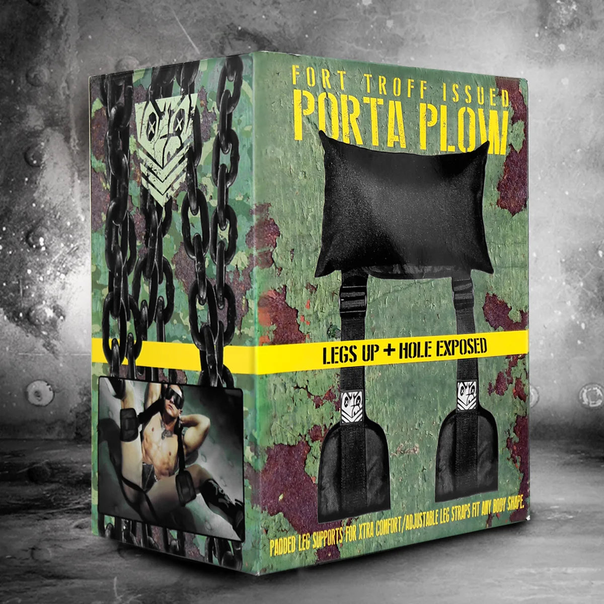 Porta Plow packed inside a carry on bag