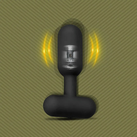 Compact vibrating prostate massager with toggle power modes. Fort Troff.