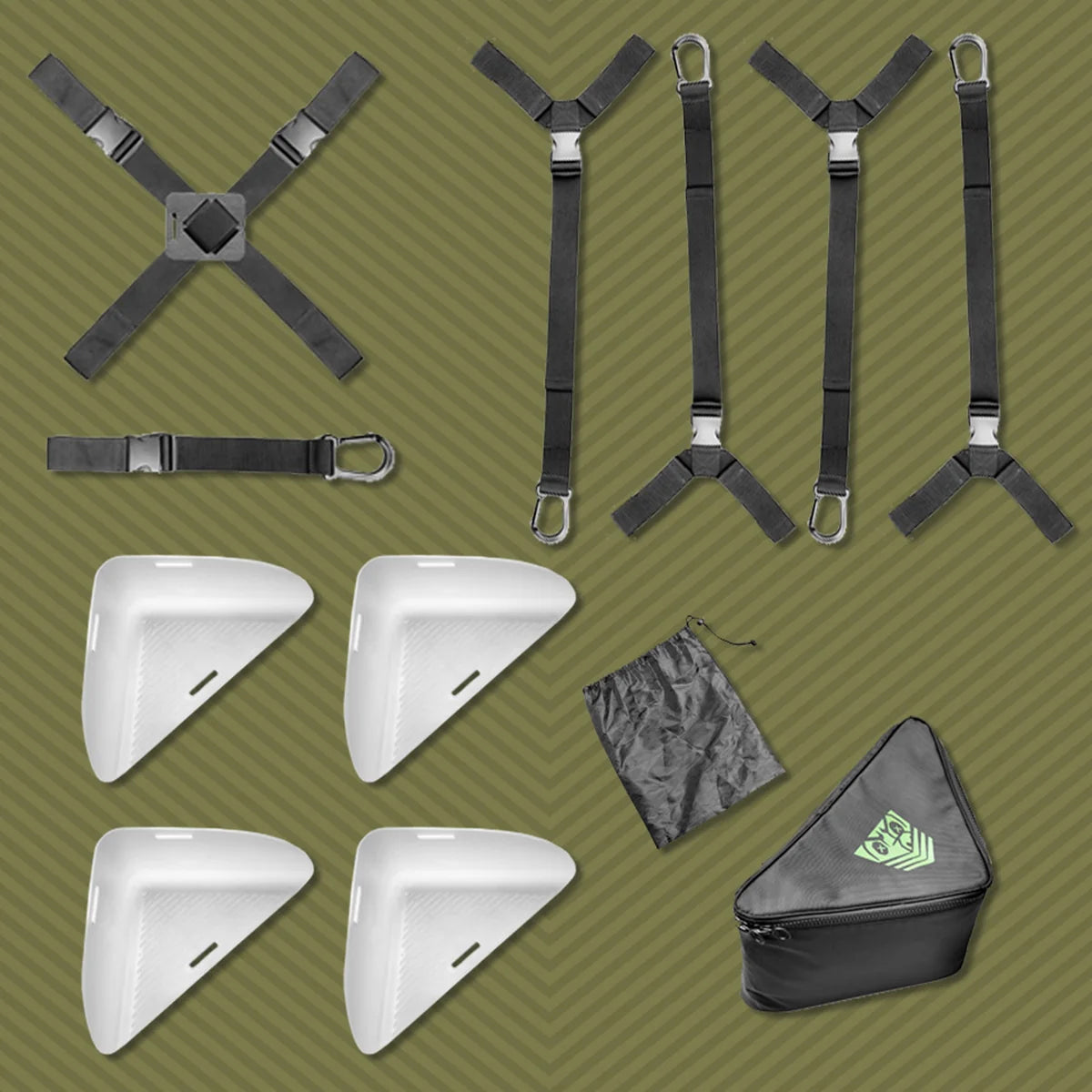 4 Molded Anchor Corners: Rock Steady Bed Bondage System, Fort Troff