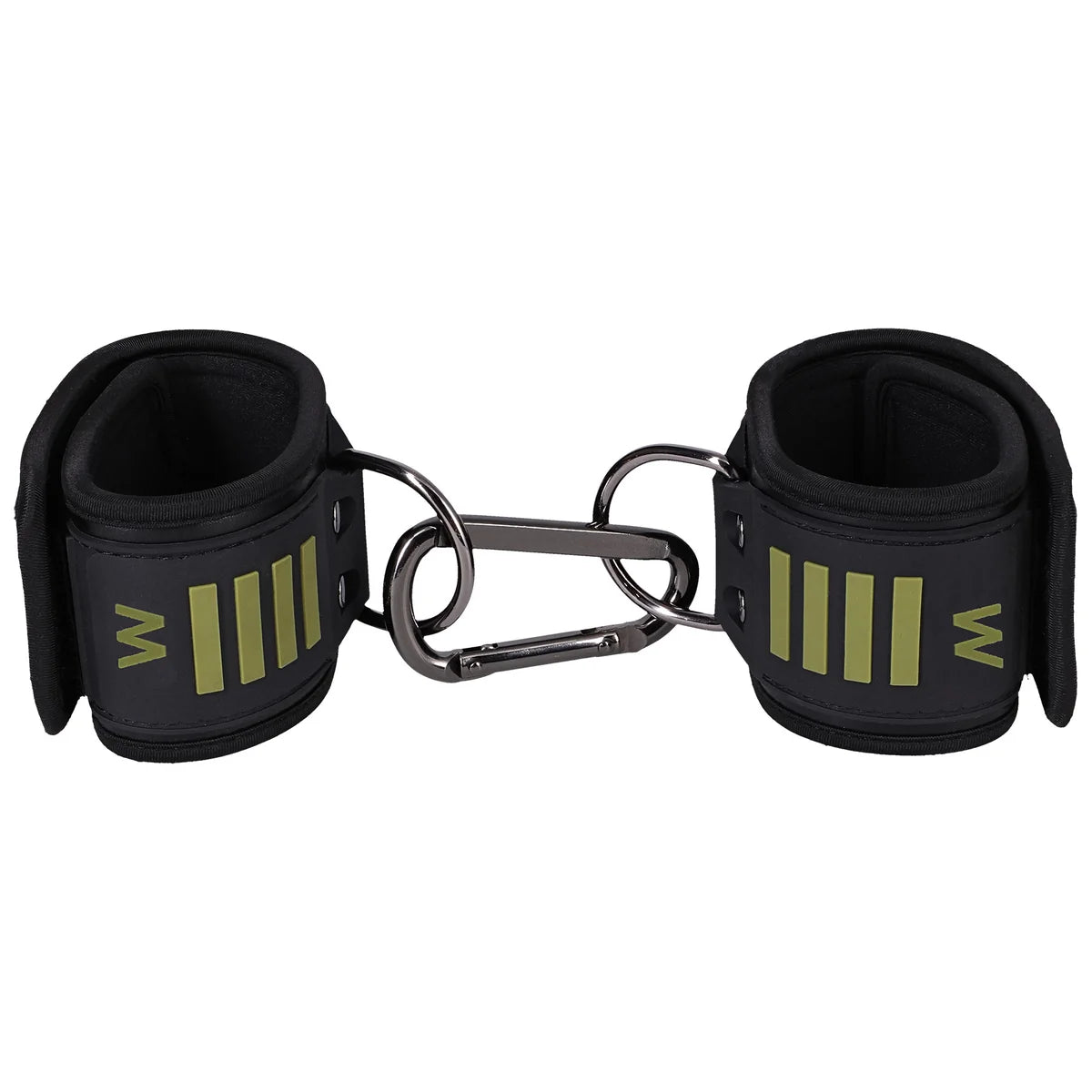Tactical Wrist Cuffs linked together by the included steel carabiner, Fort Troff