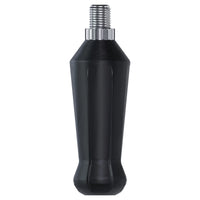 Gunner System black grip handle with threaded steel connector, Fort Troff