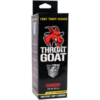 Throat Goat Strawberry deep throat desensitizing spray in Fort Troff x Doc Johnson retail box, halfway ain't enough