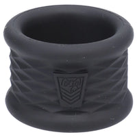 Stretch Flex Trainers short silicone ball stretcher top-down view showing the flared rim, Fort Troff