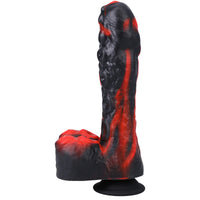 Tendril Thruster Red three-quarter view with balls and suction cup, Fort Troff