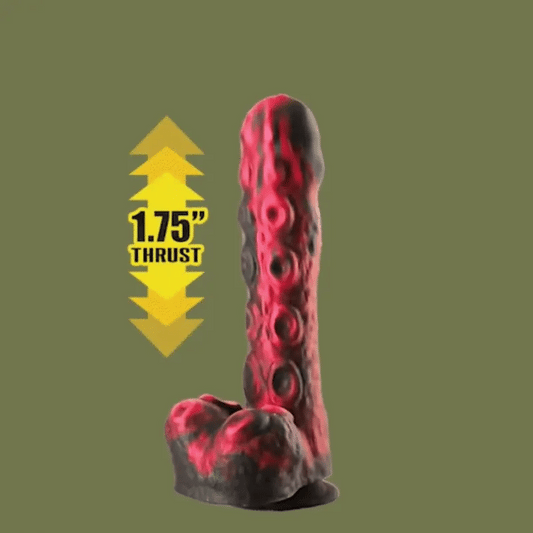 Tendril Thruster Red animation showing the 1.75 inch thrust stroke, Fort Troff