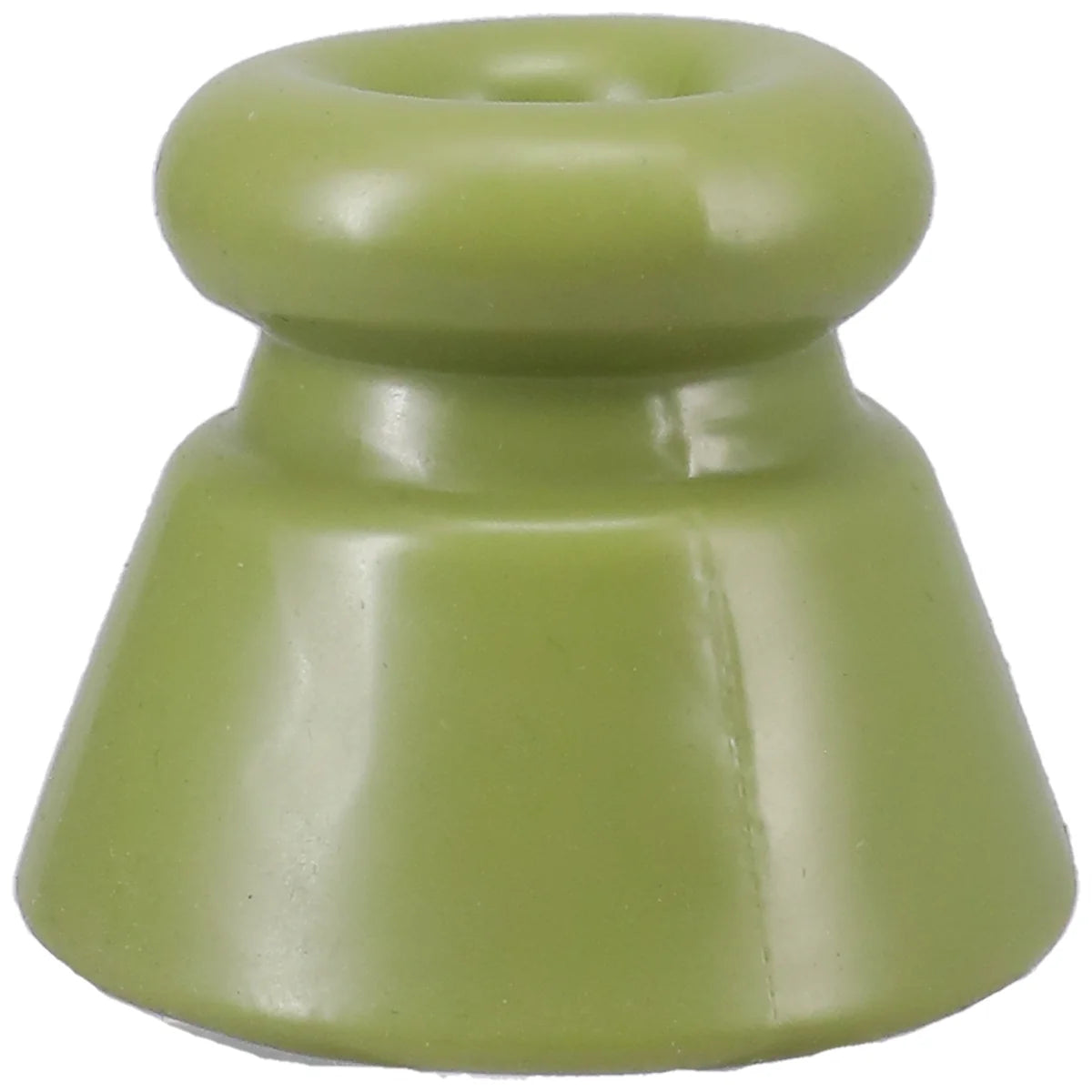 Apex Ball Chute olive silicone parachute cone close-up, flared and flexible, Fort Troff