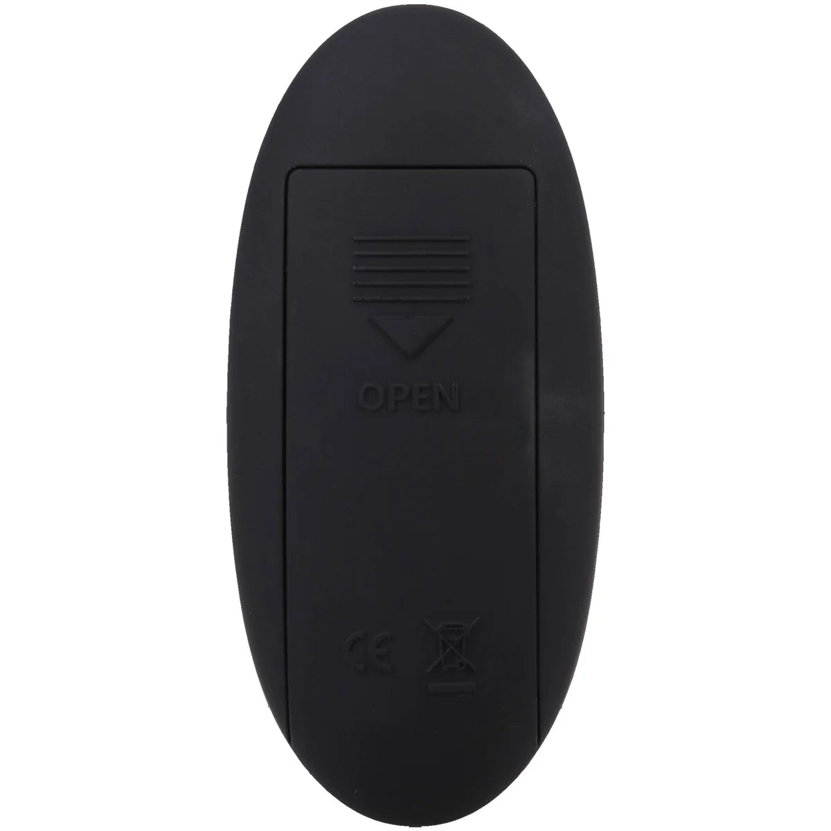 Robo Rammer wireless remote back showing the battery door, Fort Troff