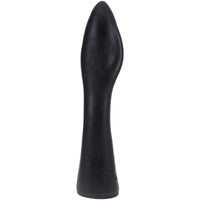 FFister Black cushioned fisting sleeve in jet black TPE, side view, Fort Troff