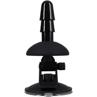 Vac-U-Lock Ass Wrecker Pro vibrating suction dildo mount, front view with Vac-U-Lock plug, Fort Troff