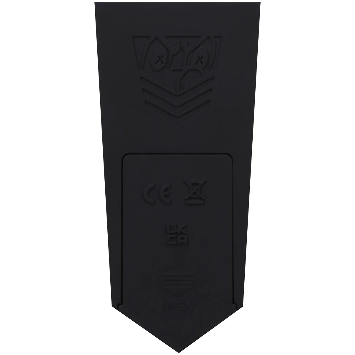 Vac-U-Lock Ass Wrecker Pro wireless remote back with battery door and Fort Troff shield
