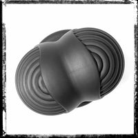 Ball Bunker ball armor top-down view of the ribbed silicone shell, Fort Troff