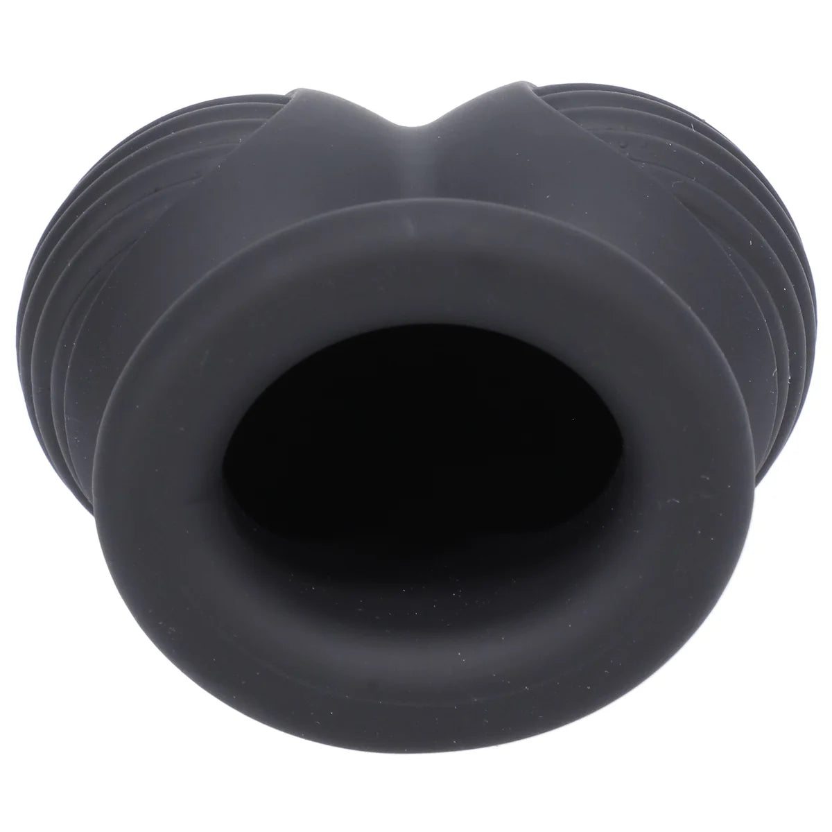 Ball Bunker ball stretcher opening close-up, view into the silicone collar, Fort Troff