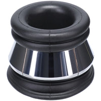 Full Metal Jacket weighted ball stretcher side view with engraved Fort Troff shield on the steel band