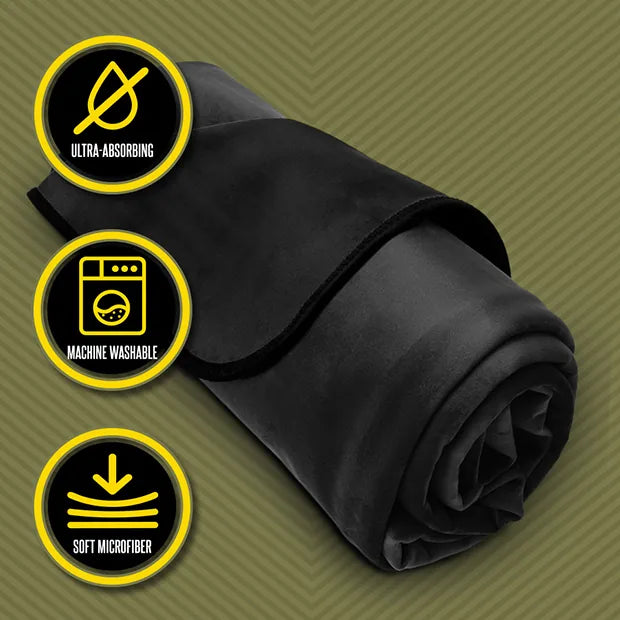 Rolled Velvet Guard sheet with ultra-absorbing, machine washable and soft microfiber icons, Fort Troff