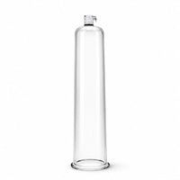 Clear acrylic penis pump cylinder on white, Fort Troff