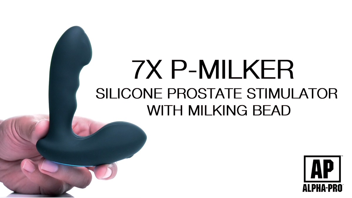 7X P-Milker Silicone Prostate Stimulator with Milking Bead