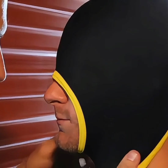 Blind Skullfuck Open-Mouth Blindfold Hood video, Fort Troff