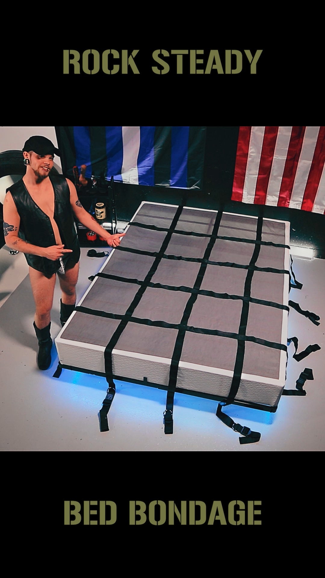 Rock Steady Bed Bondage System video, Fort Troff