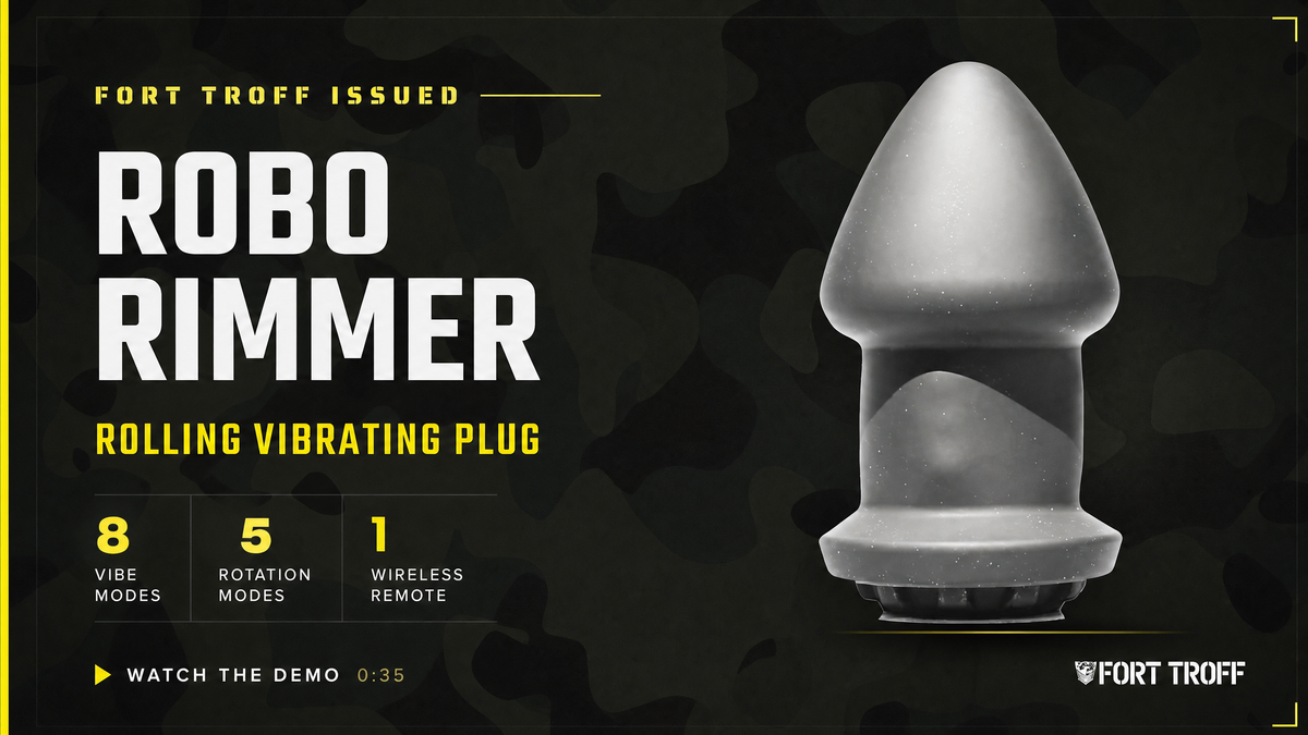 Robo Rimmer Slim Rolling Vibrating Plug