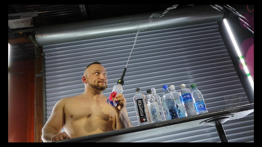 WTR-works Squeeze Bottle Anal Douche Nozzle video, nozzle used with water bottles, Fort Troff